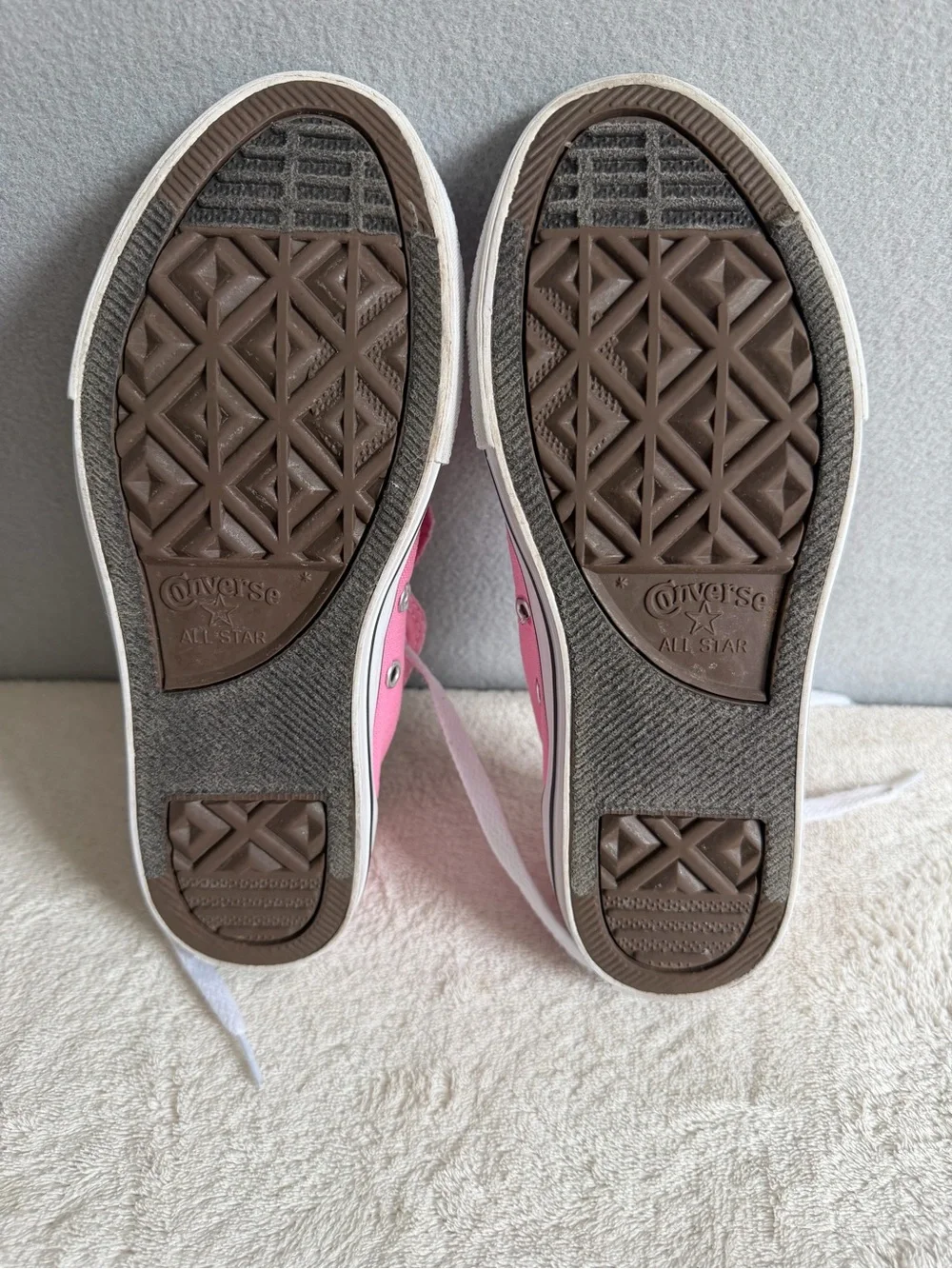 Converse All Star Shoes Size 2 Girls Pink Foam Sneaker